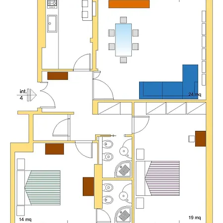 Apartman Ac Domus Location Ostiense Róma